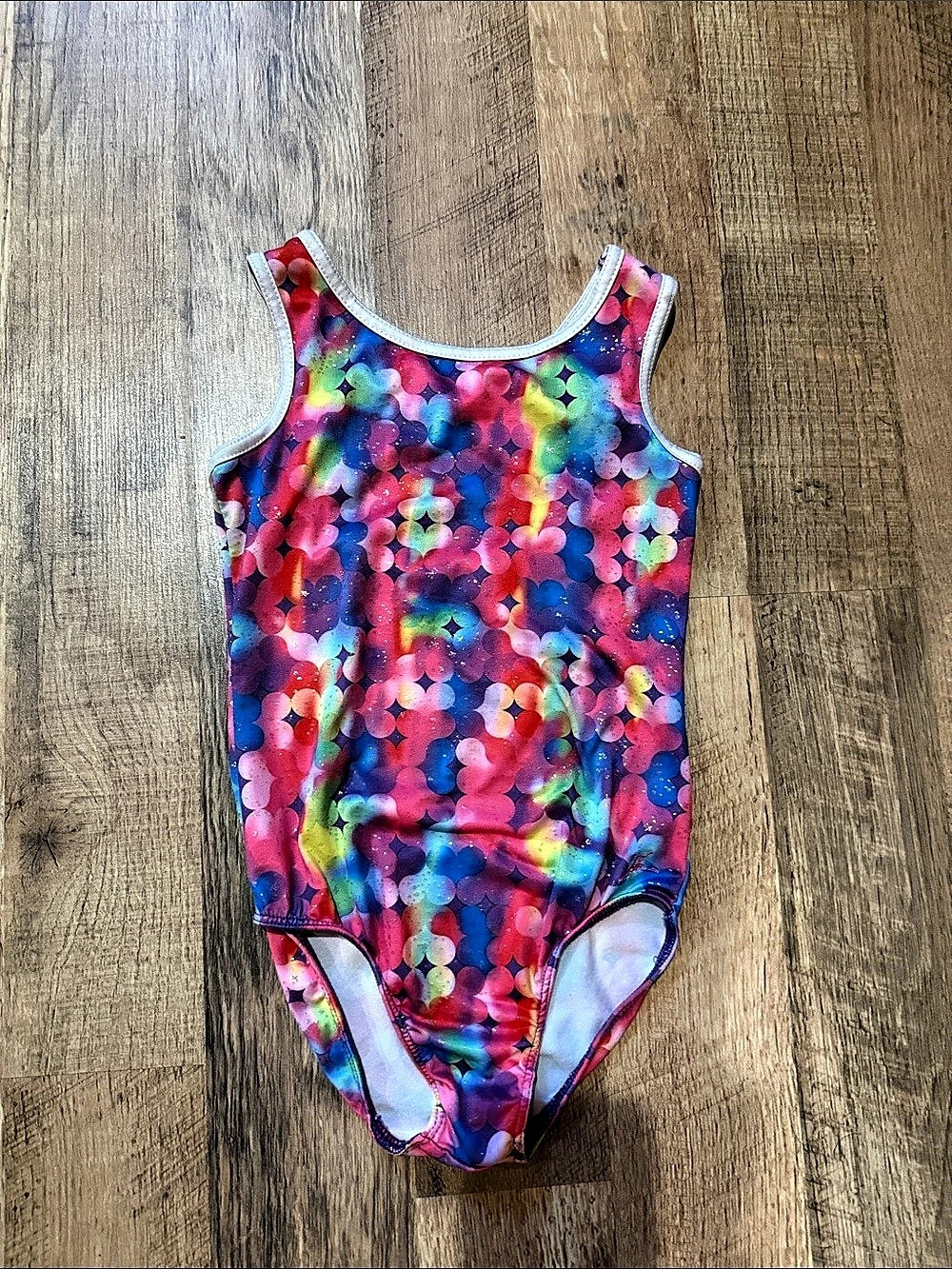 Future Star Kids Abstract Leotard - Size XS